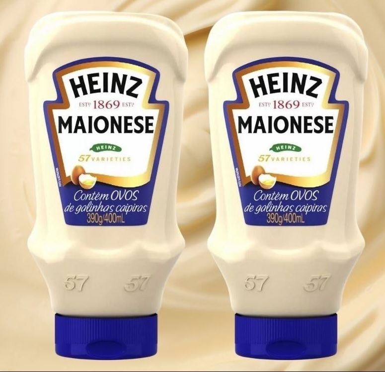 Kit Maionese Tradicional Heinz 390g – 2 Unidades