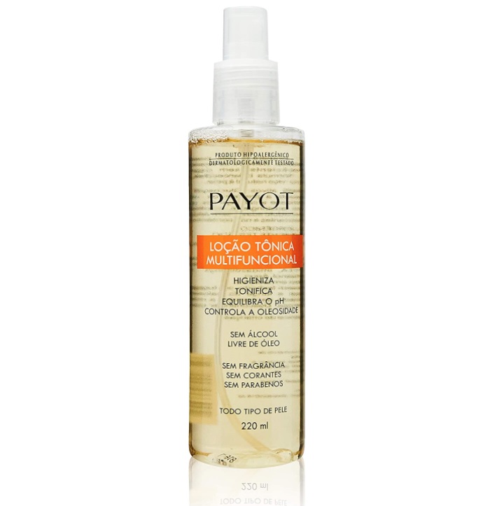 Loção Tônica Multifuncional, PAYOT, Amarelo Transparente – 220ml