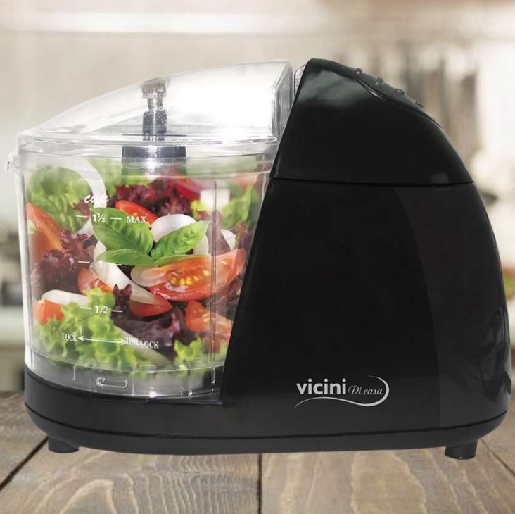 Mini Processador 375ml Vicini EPV-86 Preto