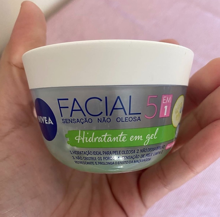 NIVEA Gel Facial Hidratantecom – ácido hialurônico e pepino – 100g