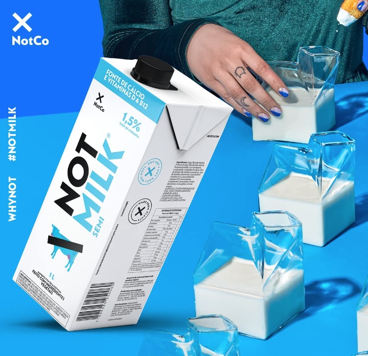 Not Milk Semi Leite Vegetal, Notco, 1L