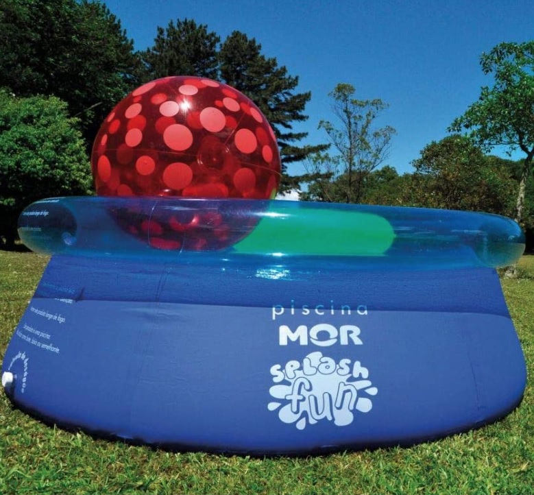 Piscina Inflável 1400 Litros Azul Mor