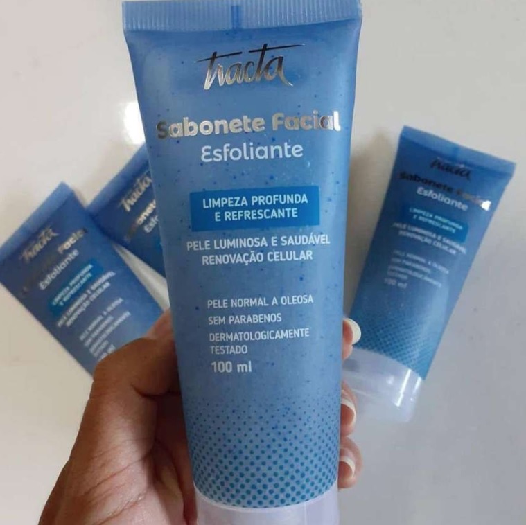 Sabonete Facial Esfoliante, Tracta 100ml