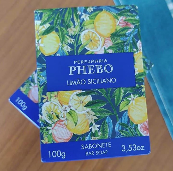 Sabonete Limão Siciliano, PHEBO, Amarelo, 100g