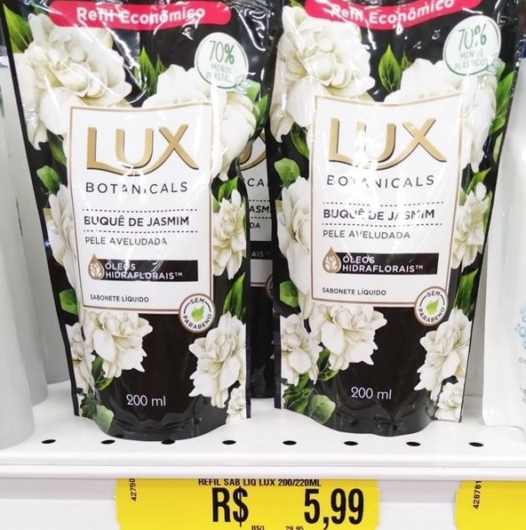 Sabonete Líquido Lux Buque de Jasmim 200ml Refil