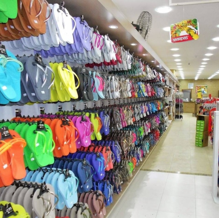 Seleção de Havaianas na Amazon