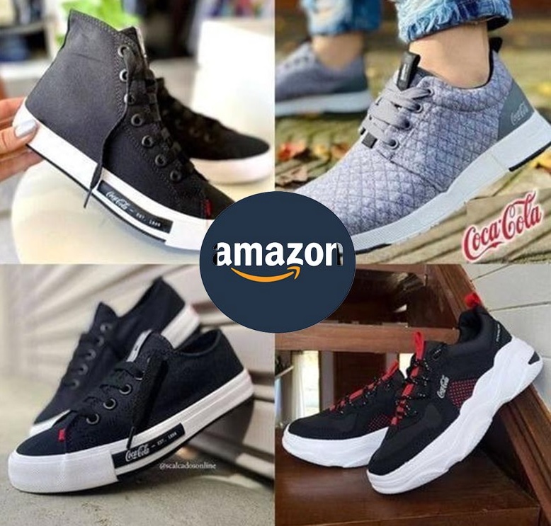 Seleção de Tênis/Chinelo Coca-Cola feminino na Amazon