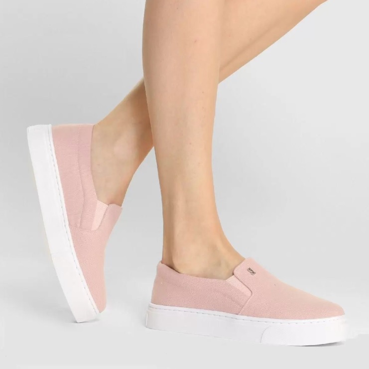 Slip On Santa Lolla Lona Básico Feminino