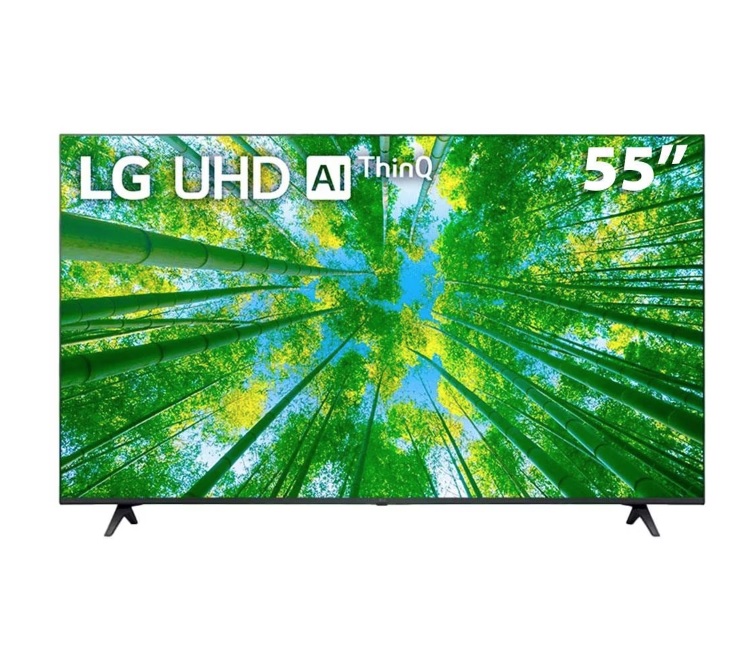 Smart TV 55″ LG 4K 55UQ7950PSB WiFi, Bluetooth, HDR, Inteligência Artificial ThinQ, Smart Magic, Google, Alexa