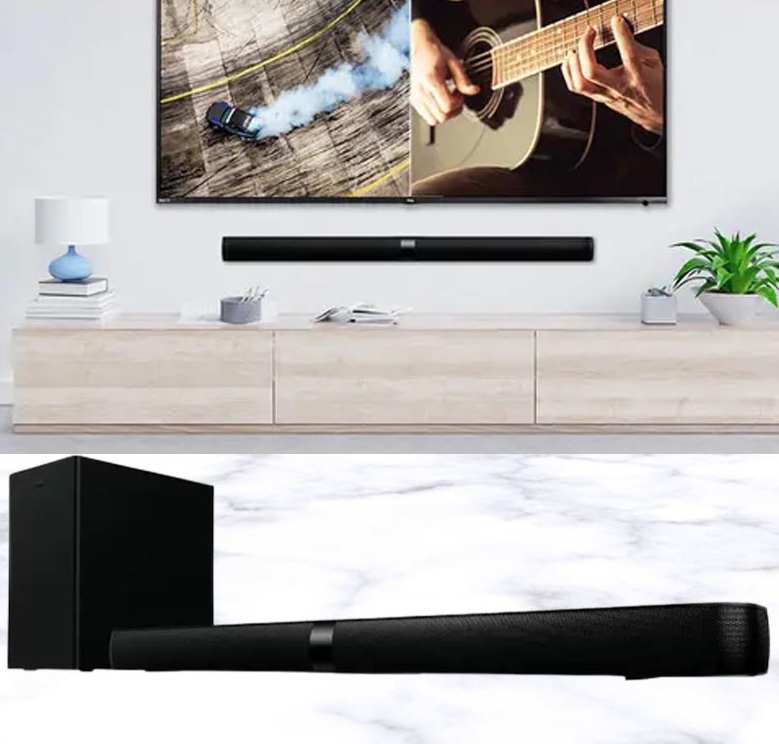 Soundbar TCL TS7010 com Subwoofer Bluetooth – 2.1 Canais USB
