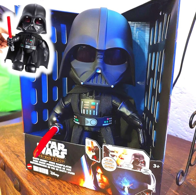 Star Wars Pelúcia Brinquedo de pelúcia Darth Vader com Sons, Modelo: HJW21, Cor: Multicolorido