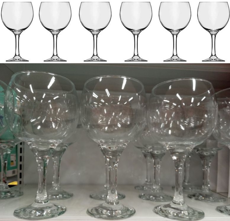Taça Nadir 600ml Embalagem com 6 Unidades