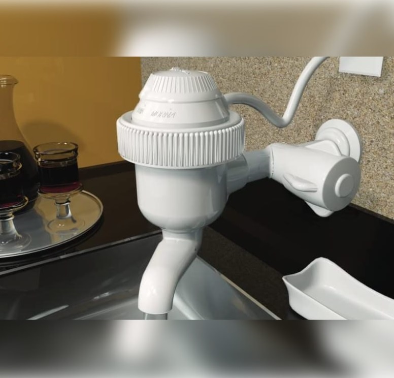 Torneira Elétrica Bica Baixa Branca 127v 4400w – E160 Sintex