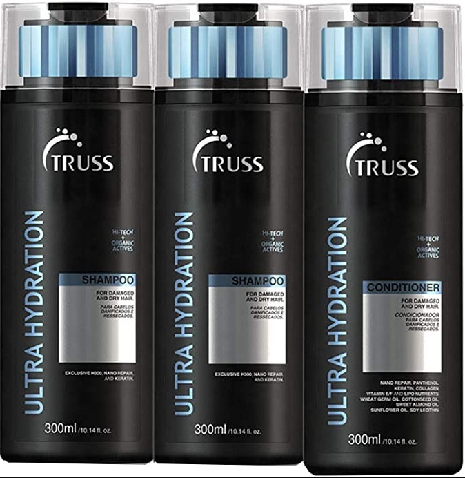 Truss Ultra Hydration 2 Shampoos 300ml + 1 Condicionador 300ml