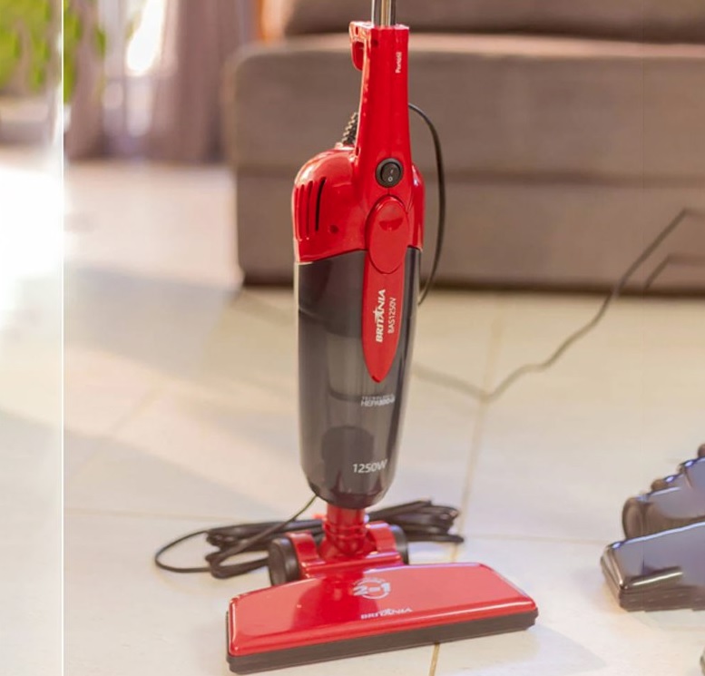 Aspirador de Pó 2 em 1 Dust Off 1250W Britânia BAS1250V Vermelho 127V – BRITANIA