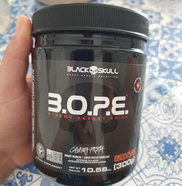 B.O.P.E Pré Treino – 300G Frutas Vermelhas – Black Skull, Black Skull