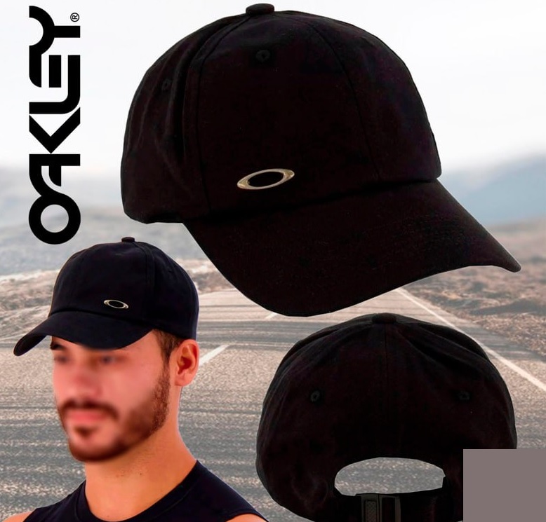Boné Oakley Aba Curva Snapback Ellipse Metal 4 Panel