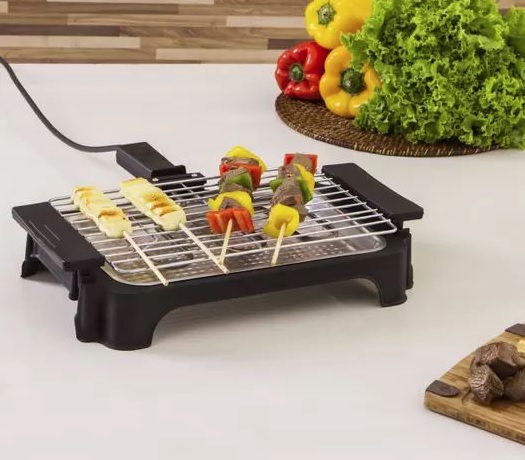 Churrasqueira Elétrica Anurb Petit Grill Plus – com Grelha com Espátula