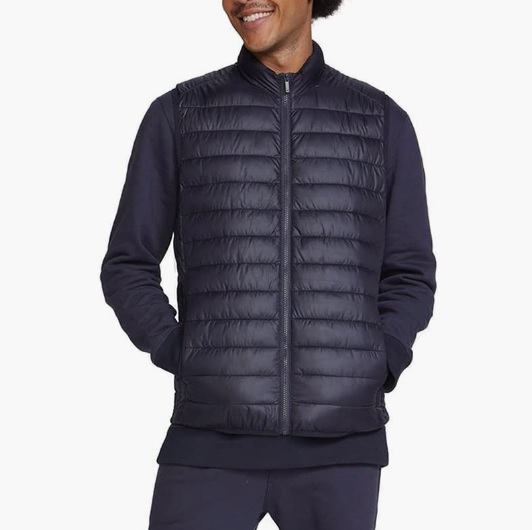 Colete Masculino Básico Acolchoado Em Modelagem Comfort