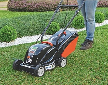 Cortador De Grama Elétrico Tramontina Ce35m2 Com Diâmetro De Corte De 350 Mm Coletor Rígido E Chassi Metálico 1300 W 220 V 1300w