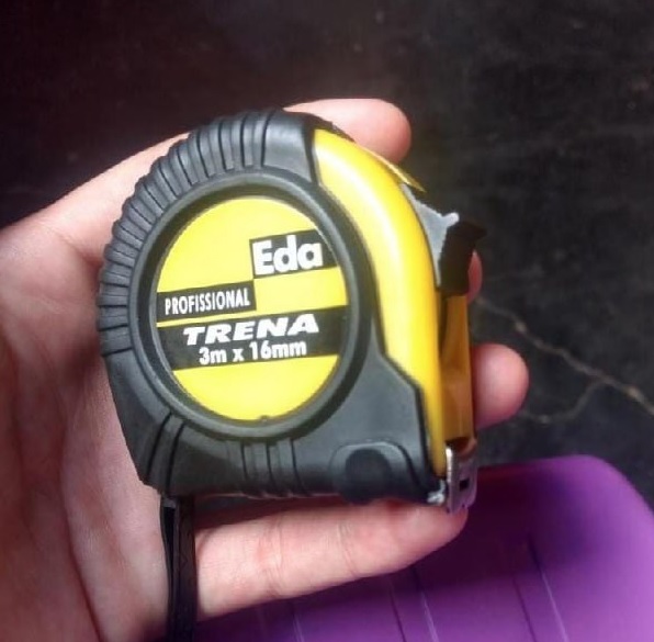 EDA Trena Com Caixa Plástica Emborrachada Eda Preto 3M