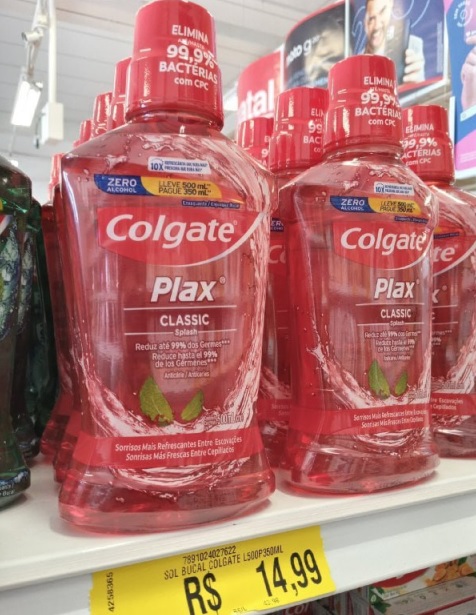 Enxaguante Bucal Colgate Plax Classic 250ml
