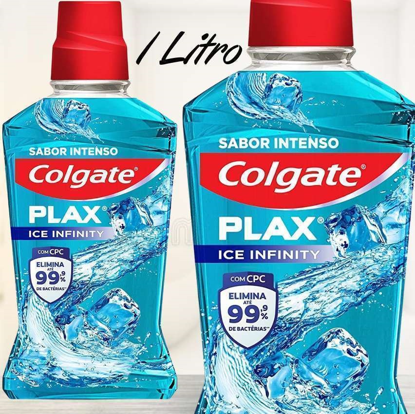 Enxaguante Bucal Colgate Plax Ice Infinity, 1000Ml