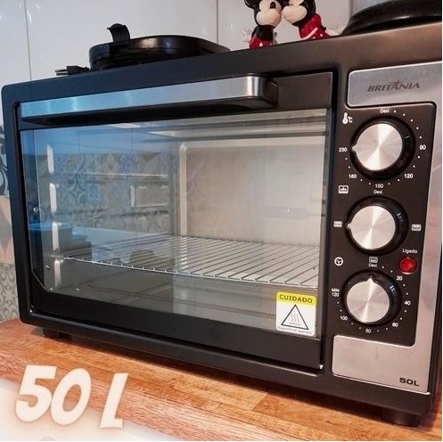 Forno Elétrico, Bfe50p, 50L, Preto, 110v, Britânia!!