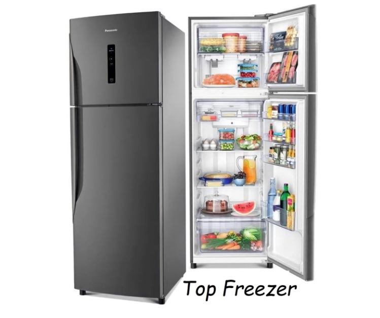 Geladeira/Refrigerador Panasonic Frost Free Duplex – Aço Escovado 387L Top Freezer NR-BT41PD1XA