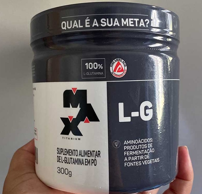 Glutamina L-G, Max Titanium, 300 g