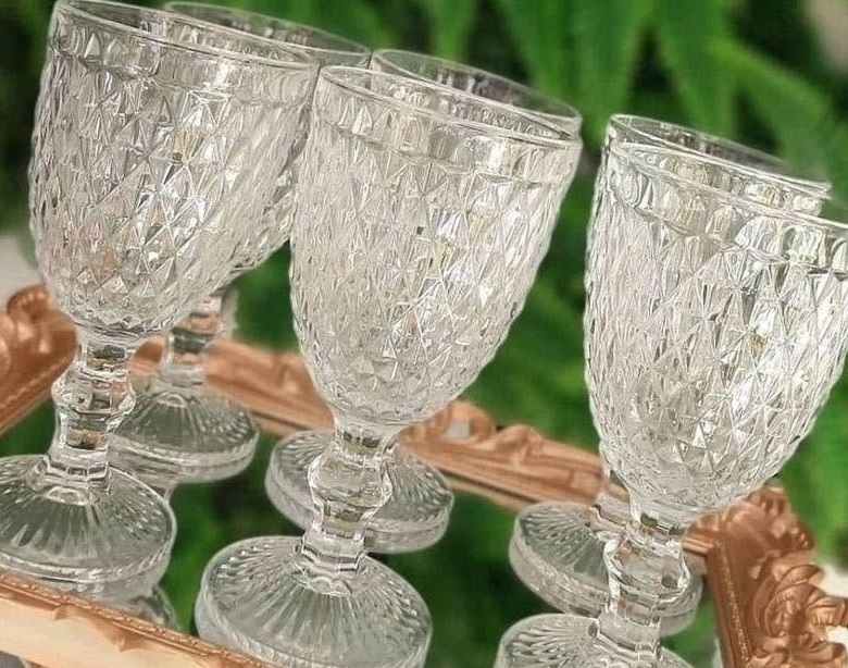 Jogo de Taças Vidro 6 Peças 300ml Casambiente – Bico de Jaca