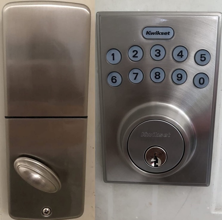 Kwikset Fechadura com teclado eletrônico, níquel acetinado (92640-001)