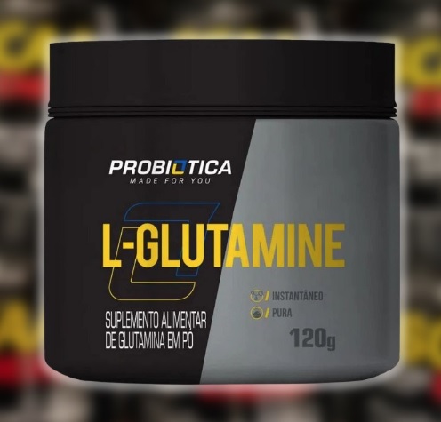 L-Glutamine, Probiótica, 120 g