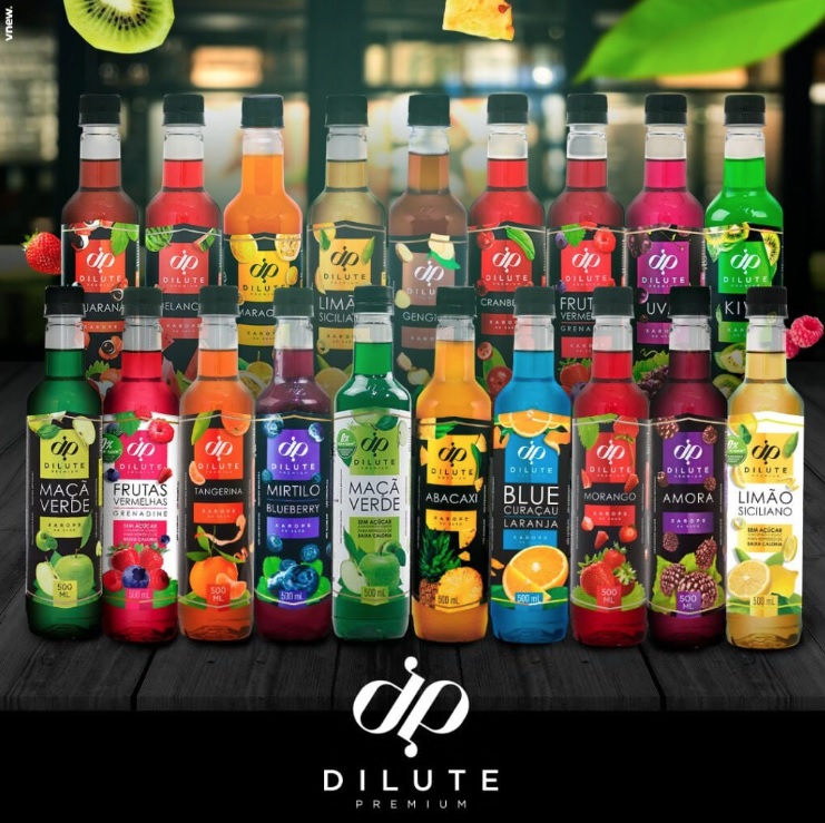 Linha xaropes Dilute