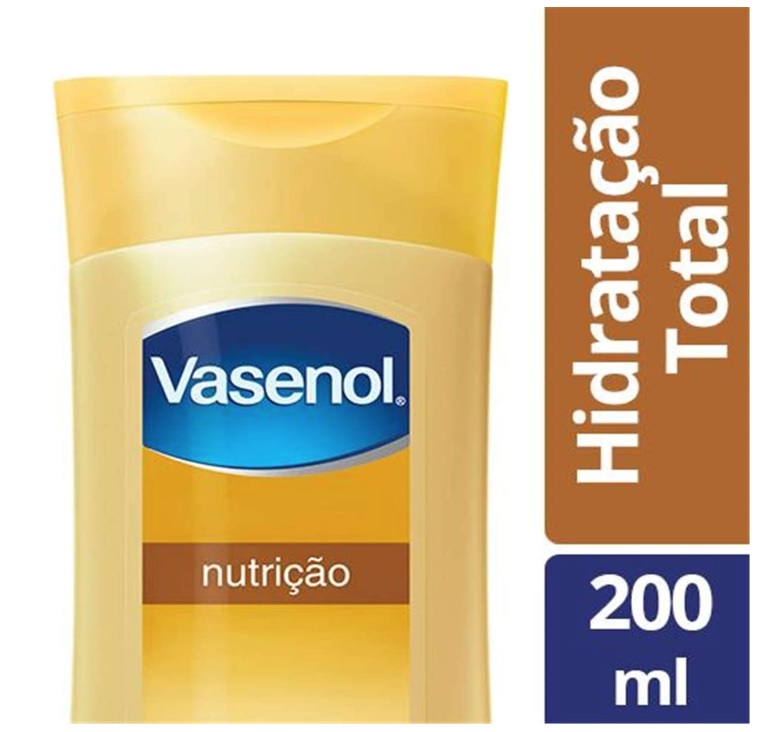 Loção Desodorante Hidratante Vasenol Hidratação Total Nutrição 200ml