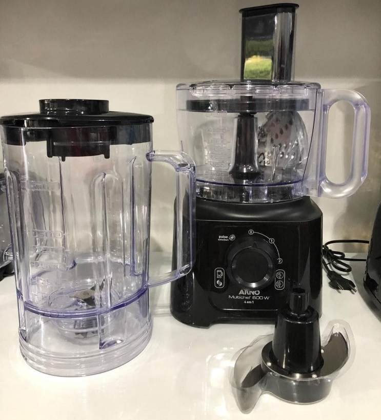 Multiprocessador de Alimentos Arno Preto – Multichef 4 em 1 600W