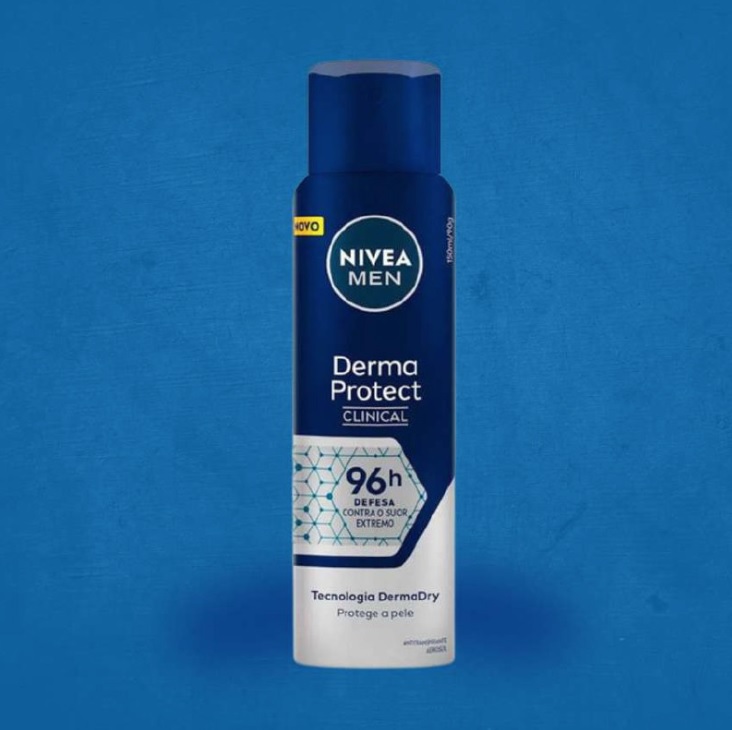 NIVEA Antitranspirante Derma Protect Clinical Masculino 150ml