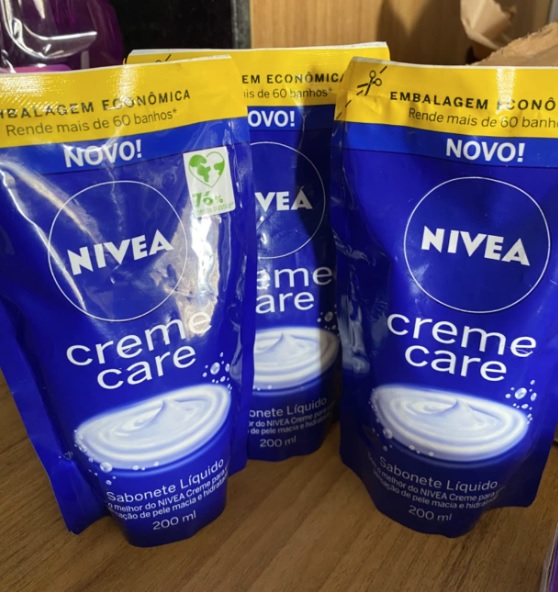 NIVEA Sabonete Líquido Refil Creme Care 200ml