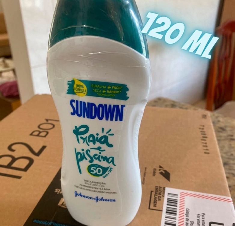 Protetor Solar Praia e Piscina Sundown FPS 50.120 ml, Johnson’s