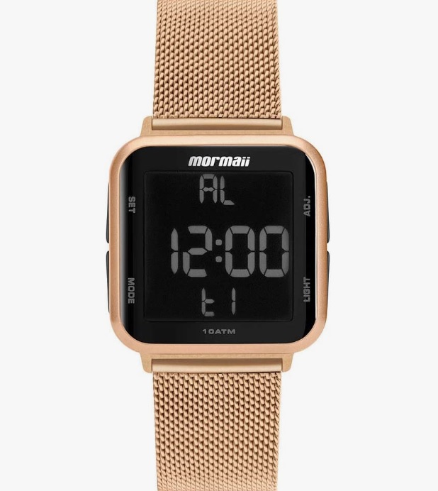 Relógio Mormaii Unissex Digi Prata MO6600AF/8J