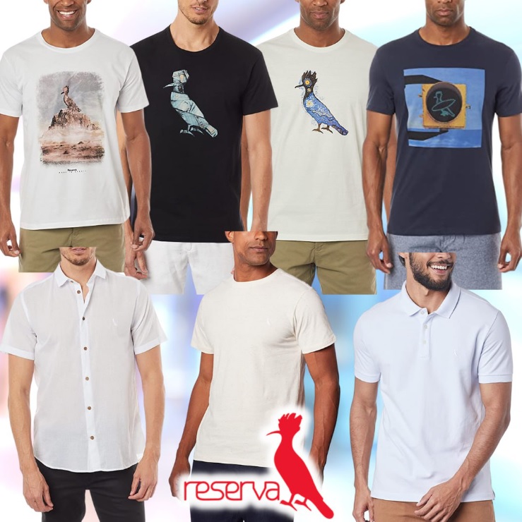 Seleção Camisetas da Reserva com até 64% OFF