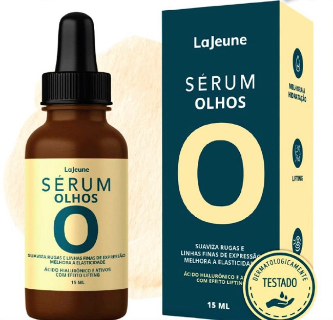 Serum Olhos + Ácido Hialurônico + Ativos com Efeito Lifting – 15ml