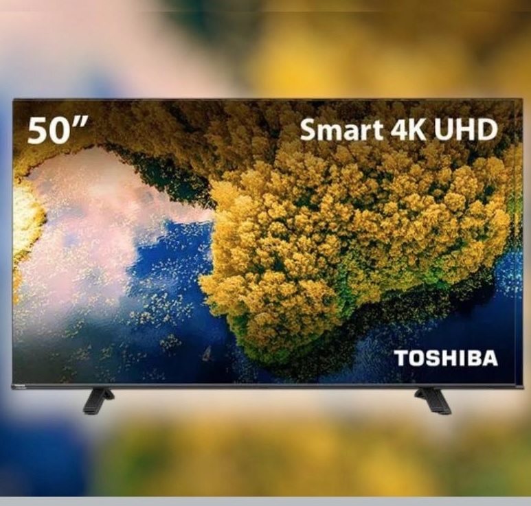 Smart TV DLED 50” 4K 50C350LS VIDAA 3 HDMI 2 USB Wi-Fi Toshiba – TB012M