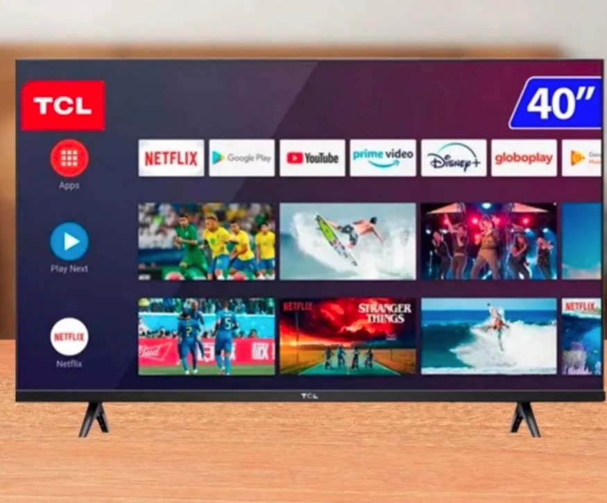 Smart TV LED 40″ FULL HD TCL 40S615 – Android TV, Wifi