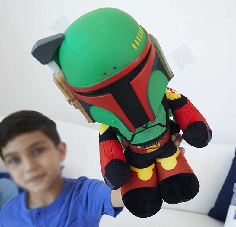 Star Wars Pelúcia Brinquedo de pelúcia Boba Fett com Sons