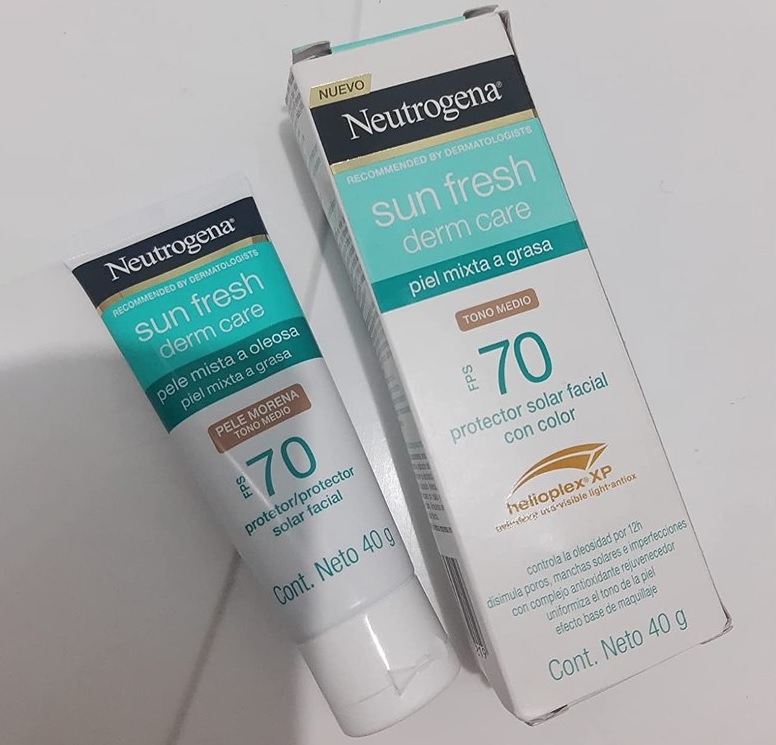 Sun Fresh Oily Skin Pele Morena Fps 70, Neutrogena