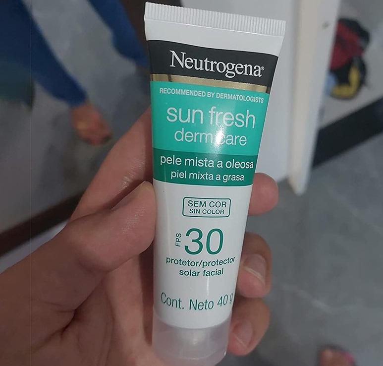 Sun Fresh Oily Skin sem Cor Fps 30, Neutrogena