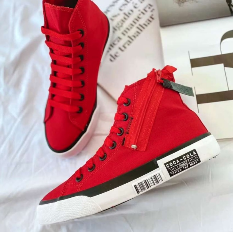 Tênis Atlanta Wave Zipper, Coca-Cola Shoes, feminino