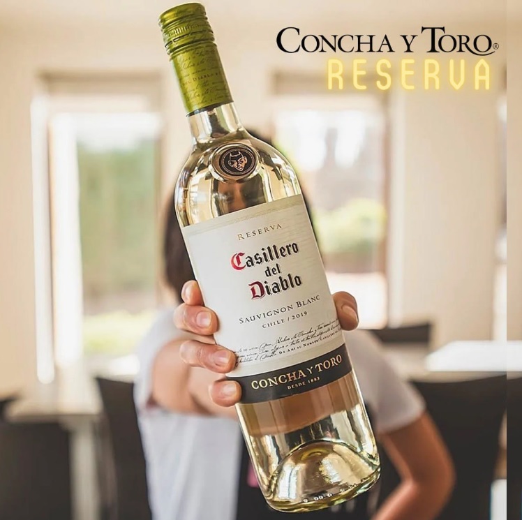 Vinho Chileno Casillero Del Diablo Sauvignon Blanc ou Rosé 750mll