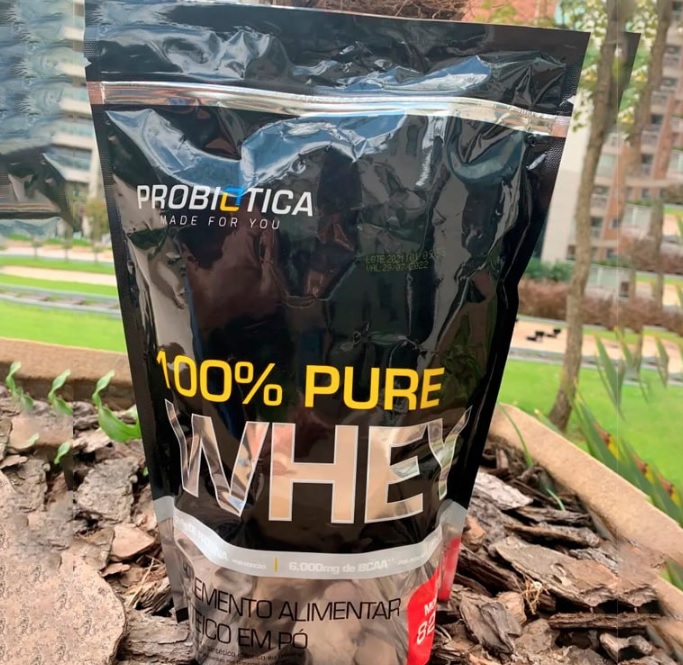 100% Pure Whey Refil (1,8kg) – Morango